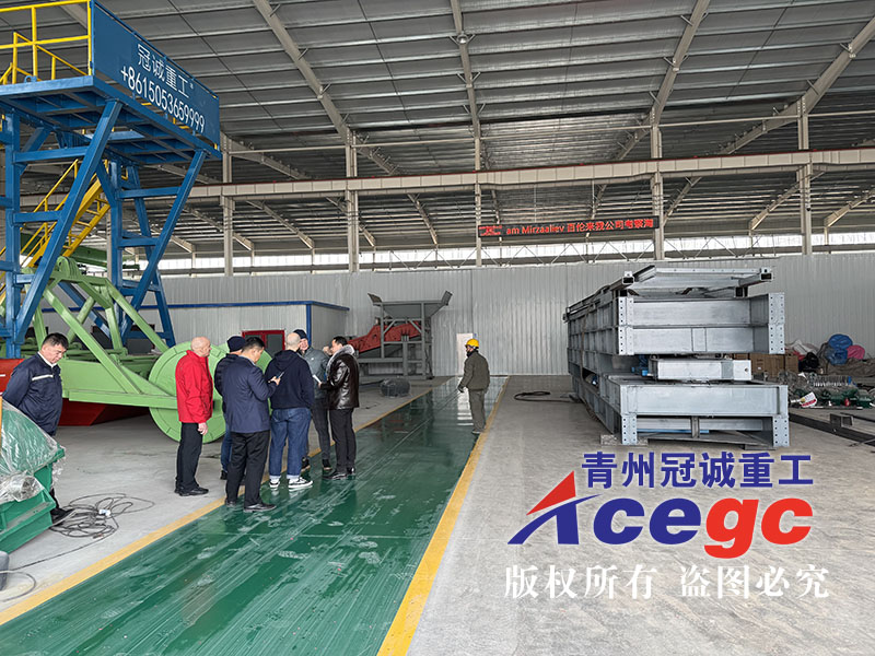 蒙古國(guó)溜槽選金設(shè)備出口